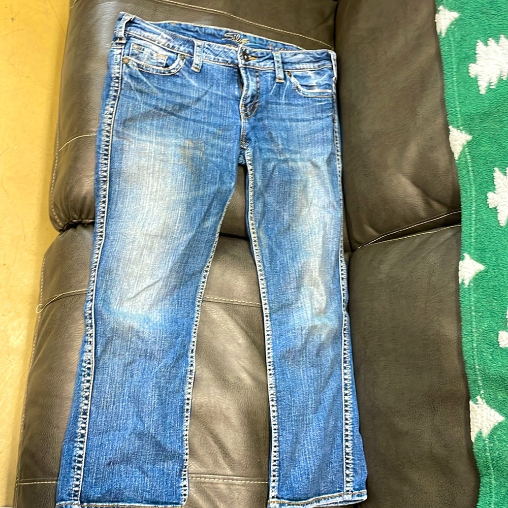 Silver Capris